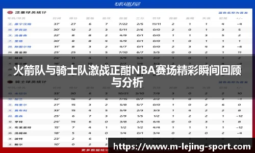 火箭队与骑士队激战正酣NBA赛场精彩瞬间回顾与分析